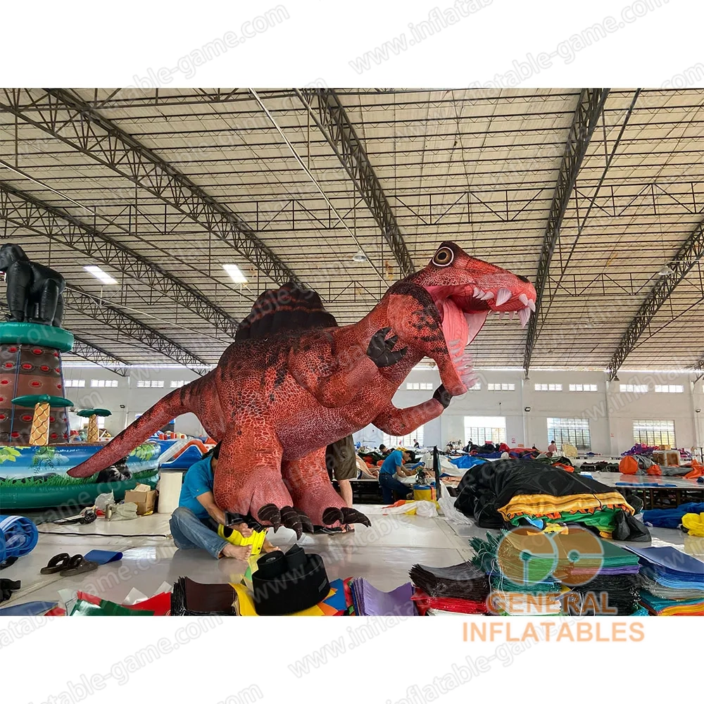 Inflatable dinosaur